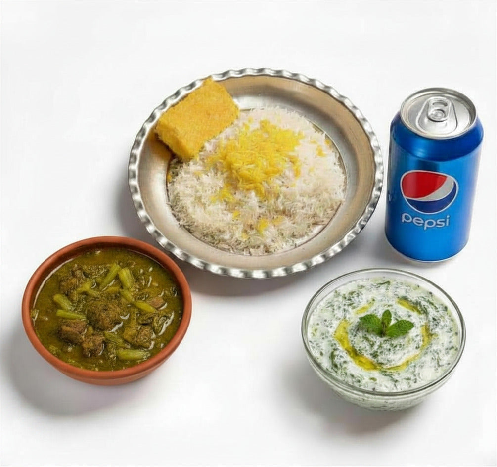 Karafs Stew (Celery Stew with Rice) Combo