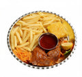 Khorak Morgh (Fried Chicken with French Fries)