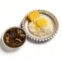Ghormeh Sabzi (Herb & Kidney Beans Stew with Rice)