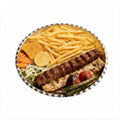 Koobideh Kebab without Rice (Minced Lamb Kebab with Sides) 1 Skewer