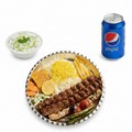 Chelo Koobideh (Minced Lamb Kebab with Rice) 2 Skewers Combo